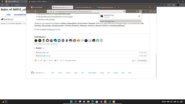 Taller de PHP/MySql + servidor web Xampp + plantilla AdminLTE - Parte 01 смотреть онлайн