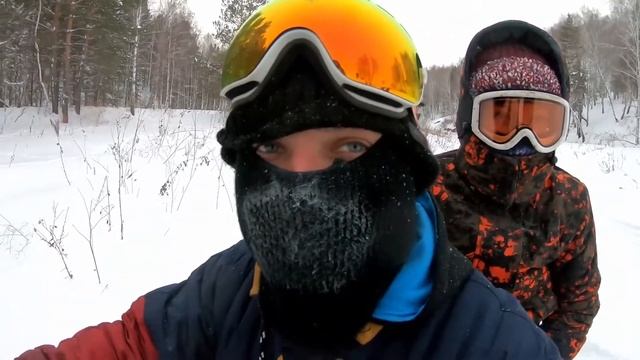 Прогулка по реке Исеть на снегоходах. Река Исеть. смотреть онлайн