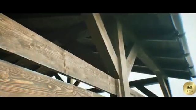 Деревянный навес с общим габаритом 6х14м. смотреть онлайн