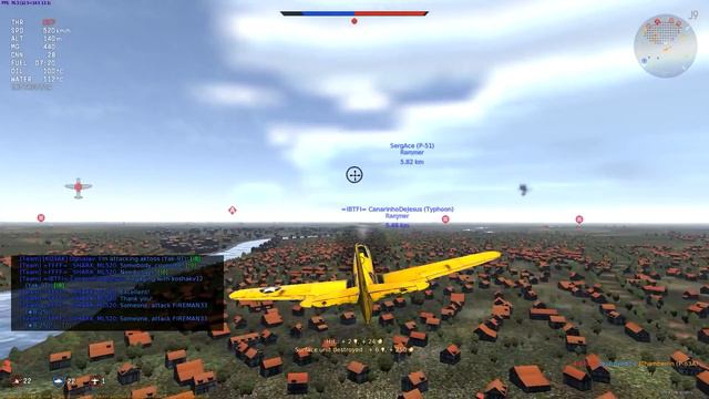 War Thunder Gameplay - P-63A-10 - Realistic Battle смотреть онлайн