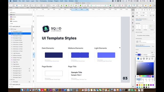 Quick Start: SQUID + Sketch - 03 Customizing UI Templates смотреть онлайн