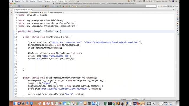 How to speed up Selenium Script || Disable the images while executing selenium script смотреть онлайн