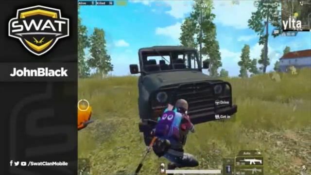 Один игрок сделал 20 килов против сквадов!!! One player made 20 keels VS squads!!! смотреть онлайн