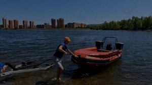 Обкатка и тюнинг  Solar 420 strela под Mercury 25 jet