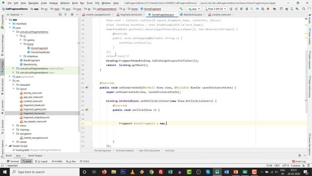 How to Call Fragment from Fragment using ViewBinding in AndroidX | Android Studio 3.6+ | 2020 смотреть онлайн