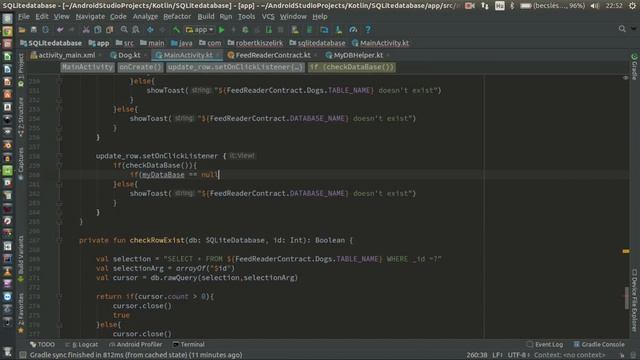 Android Kotlin Usage Tutorial #102 - SQLite - update one row смотреть онлайн