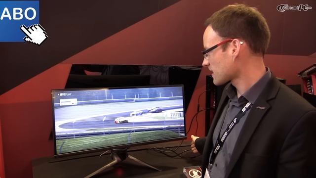 Computex 2015: Asus ROG 34 inch Curved Monitor with Nvidia G-Sync (English) | Allround-PC.com смотреть онлайн