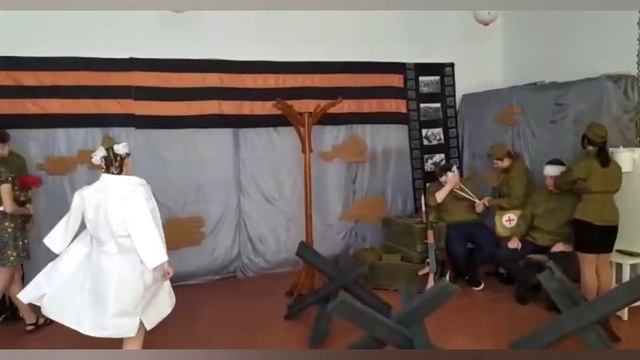 фестиваль ГПН. Инсценировка военной песни смотреть онлайн