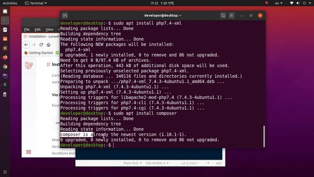 How to install Laravel latest version via composer on Ubuntu 20.04 LTS | in proper way смотреть онлайн