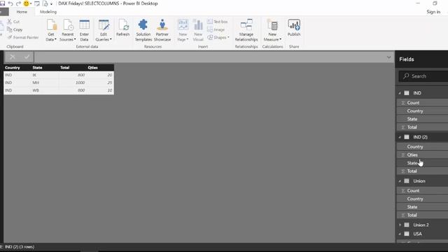 DAX Fridays! #37: SELECTCOLUMNS смотреть онлайн