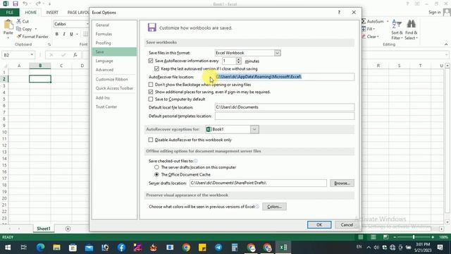 Auto Recover Unsaved File Location in Excel | Recover Lost Unsaved Excel File смотреть онлайн