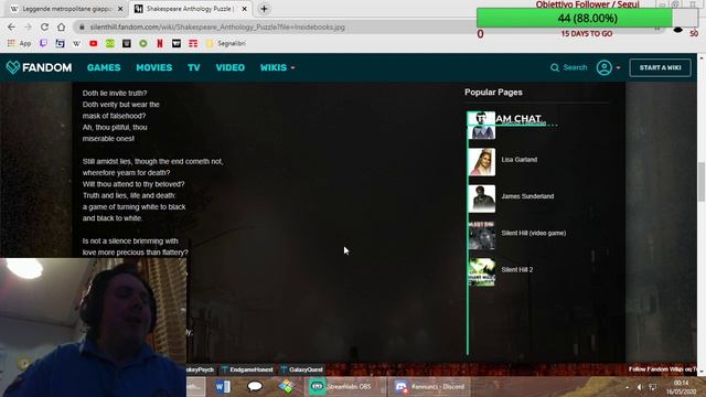 Uno fra gli enigmi di gioco più difficili di sempre - Silent Hill 3 Shakespeare [Serata Horror] смотреть онлайн