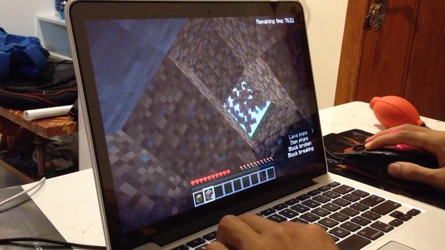 First Time Playing Minecraft On Macbook Pro Mid 2014