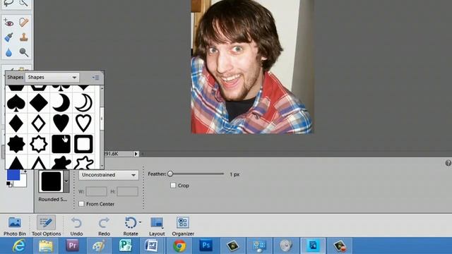 How to Make Rounded Corners in Photoshop Elements 6 : Photoshop Elements смотреть онлайн