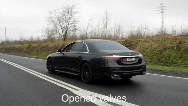 Mercedes S580 4Matic 4.0 2023 W223 | Active Cat-Back | BAQ Exhaust sound смотреть онлайн