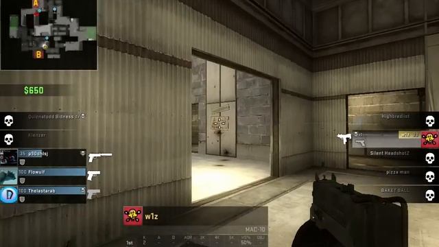 1v5 Mac-10 Pistol Round
