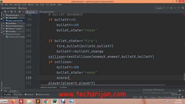 Space -Invader Game Development Tutorial in Python using Pygame Library in Hindi | Urdu | Part-4 смотреть онлайн