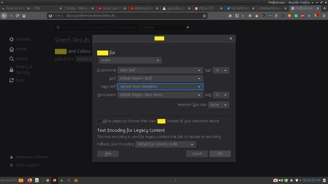 How to render Urdu Arabic Fonts Properly in Firefox Chrome Linux Ubuntu Mint MX etc смотреть онлайн