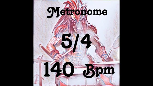 metronome 5/4 140 BPM смотреть онлайн