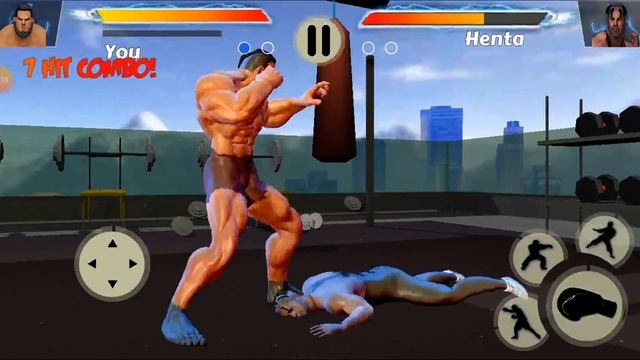 Virtual gym fighting game ! 99 combo (must watch) смотреть онлайн