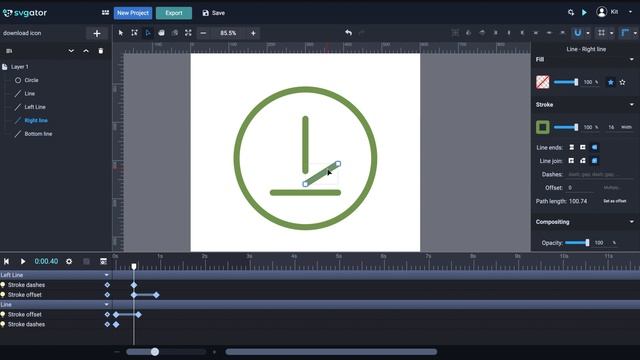 SVG Stroke-Path Animation Tutorial | SVGator смотреть онлайн