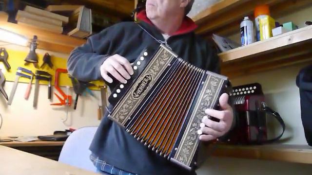 Hohner one row accordion in D - demo смотреть онлайн