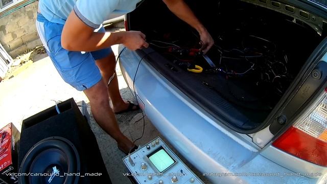 Сабвуфер Урал ТТ 15. Подключение к моноблоку Momo FR-500. Замер мощности. Перезалив смотреть онлайн