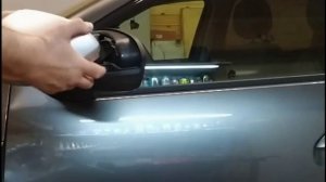 Снятие крышки левого зеркала Рено Дастер2