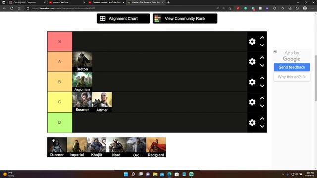 Elder Scrolls Race Tier List || Based solely on Skyrim смотреть онлайн