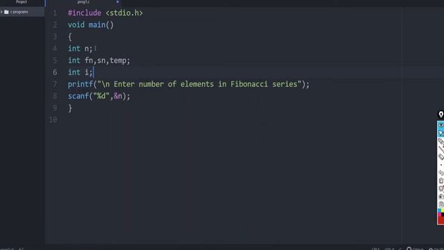 KTU S2 | Video 24 : Program to print FIBONACCI series using while loop смотреть онлайн