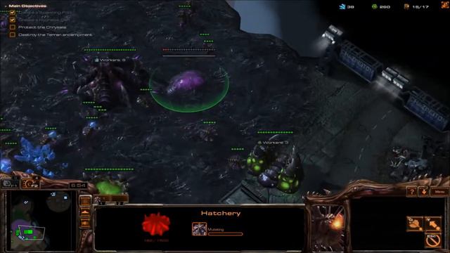 StarCraft II: Mass Recall - Zerg Mission 1