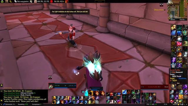 Scarlet Monastery - WoW Transmorg Run - Shaman - Episode 9 смотреть онлайн