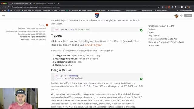 CS 125 Fall 2020: Geoff's Lesson 1 Walkthrough смотреть онлайн