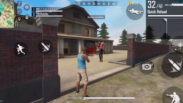 DUO SQUAD pake adam. FREE FIRE HIGHLIGHT!!! смотреть онлайн