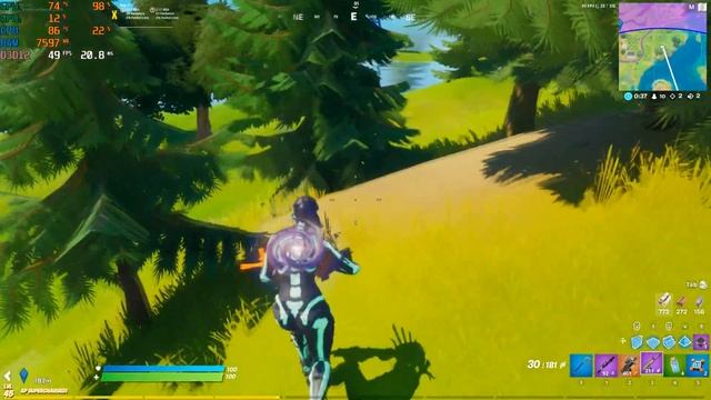 Fortnite GTX1650+i7 9750H (gaming laptop) Season3 FPS Benchmark смотреть онлайн
