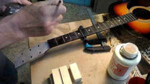 Ремонт головы грифа гитары.