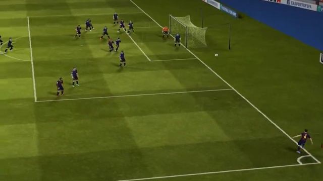 FIFA 14 iPad) Угловой и прикольная подкрутка в воздухе) смотреть онлайн
