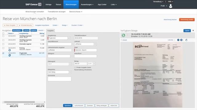 Assistent für die Reisekostenabrechnung смотреть онлайн