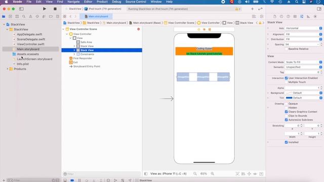 Create StackViews in Swift- iOS Development ? смотреть онлайн