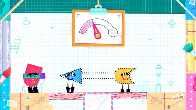SnipperClips Plus Cut It Out Together 4 Player Local Multiplayer Switch - Gameplay