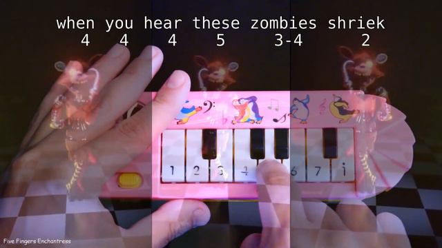 STOP! - FNAF 3d Animation (how to play on a 1$ piano) смотреть онлайн