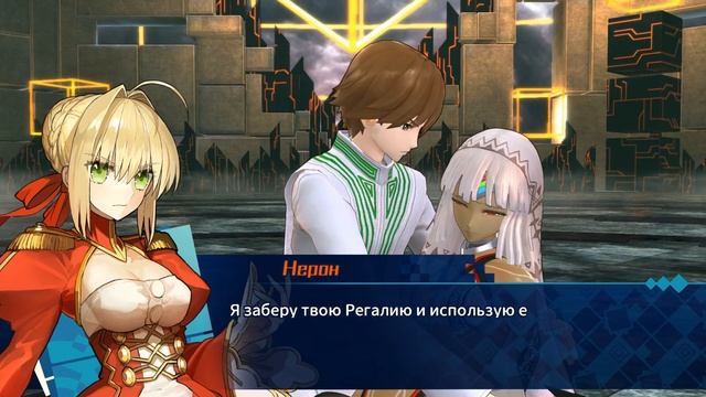 Fate/Extella: The Umbral Star Прохождение на русском #6 (ПК) Белый титан смотреть онлайн