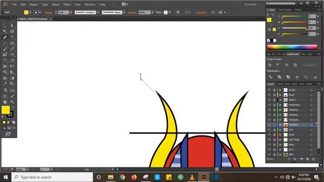 How to make a Cleopatra Headpiece | Digital Fashion Illustration смотреть онлайн