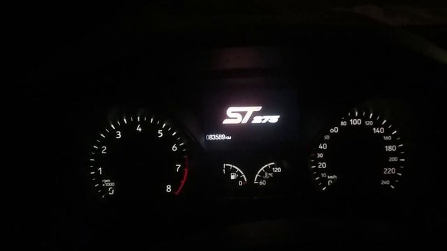 Анимация заставки ST275 на приборке ФФ3 смотреть онлайн