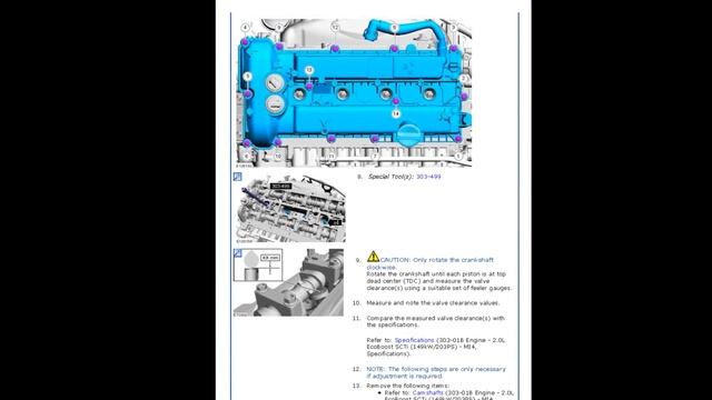 Ford 2.0L Duratorq-TDCi Engine - Service Manual / Repair Manual