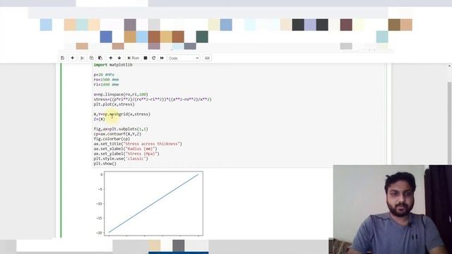 Stresses in thick cylinders using Python with contour plot | Python for mechanical engineer смотреть онлайн