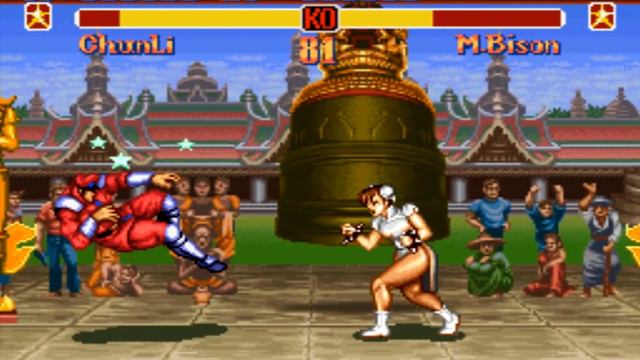 Chun Li vs M.Bison + Ending - Super Street Fighter II смотреть онлайн
