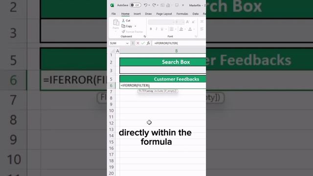 Super Filtered Search Excel смотреть онлайн