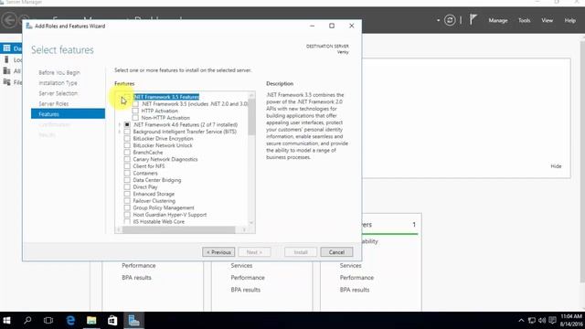 How To Install .Net Framework 3.5 In Windows Server 2016