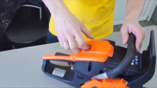 Бензопила CARVER RSG 358. Сборка и обзор смотреть онлайн
